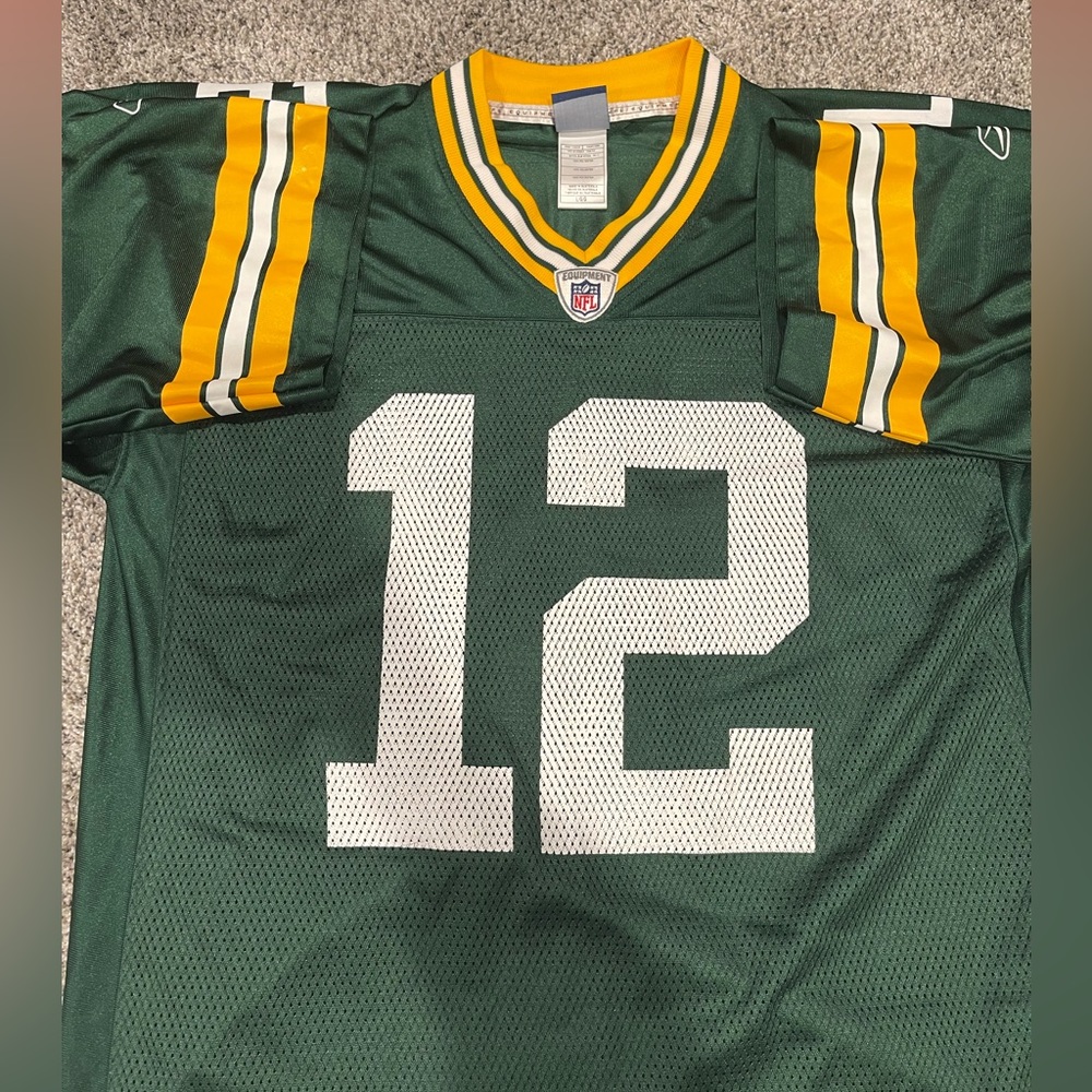 Green Bay Packers Aaron Rodgers football jersey